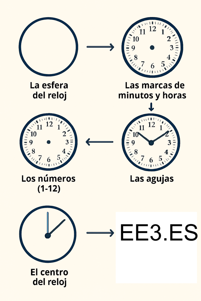 DIAGRAMA RELOJ ANALÓGICO DIAGRAMA RELOJ