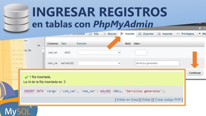 INGRESAR REGISTROS